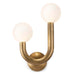 Regina Andrew Canada - LED Wall Sconce - Happy - Natural Brass- Union Lighting Luminaires Decor