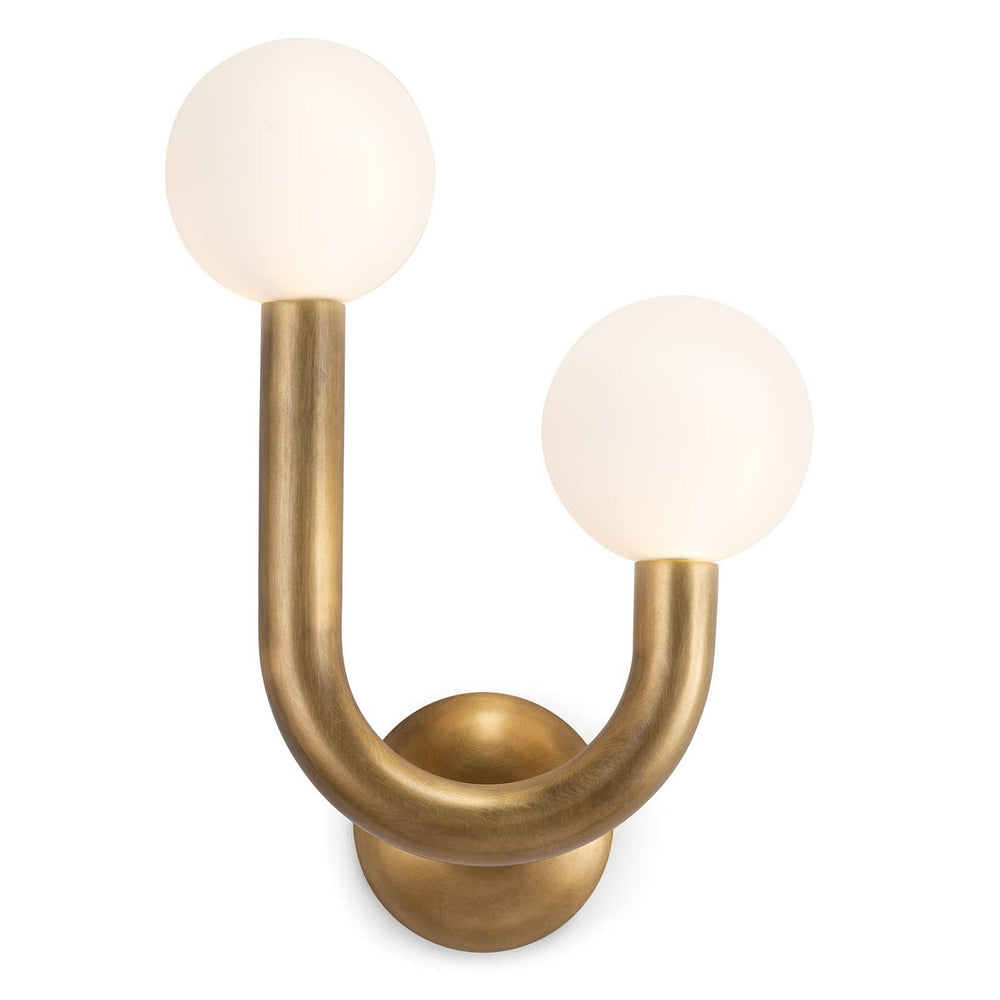 Regina Andrew Canada - LED Wall Sconce - Happy - Natural Brass- Union Lighting Luminaires Decor
