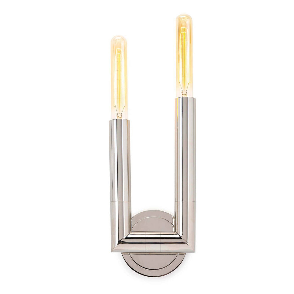 Regina Andrew Canada - Two Light Wall Sconce - Wolfe - Polished Nickel- Union Lighting Luminaires Decor