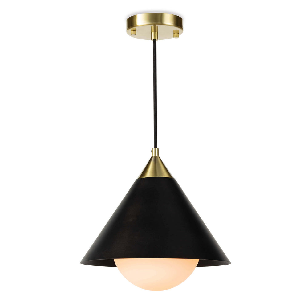 Regina Andrew Canada - One Light Pendant - Hilton - Blackened Brass- Union Lighting Luminaires Decor