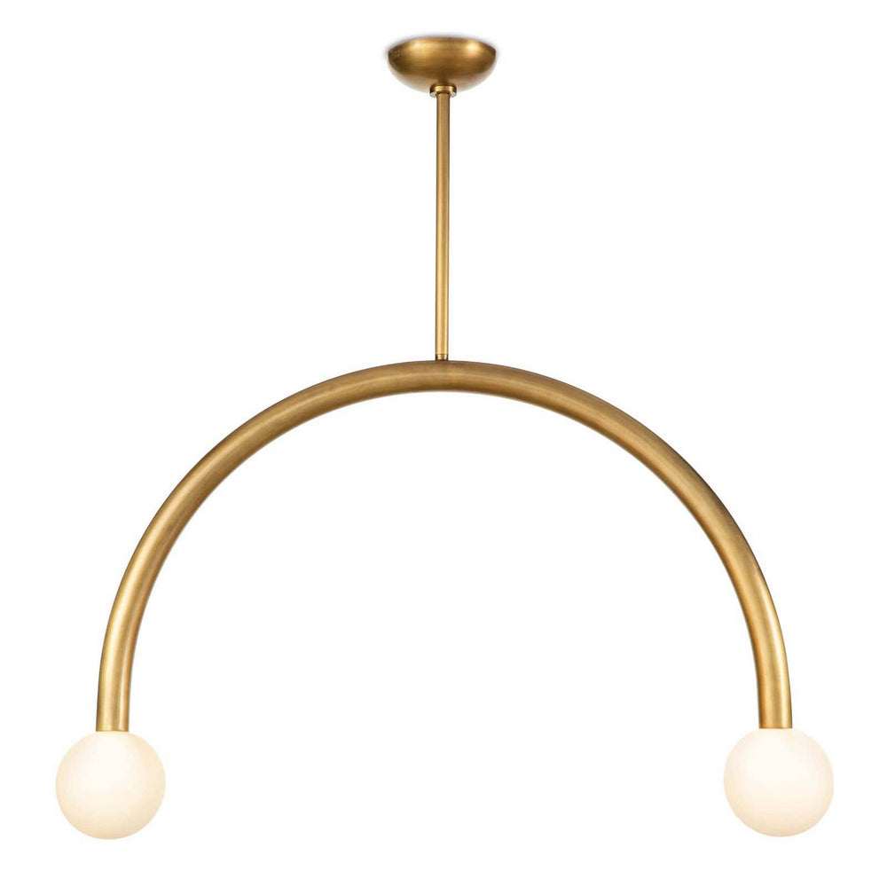 Regina Andrew Canada - LED Pendant - Happy - Natural Brass- Union Lighting Luminaires Decor