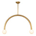 Regina Andrew Canada - LED Pendant - Happy - Natural Brass- Union Lighting Luminaires Decor