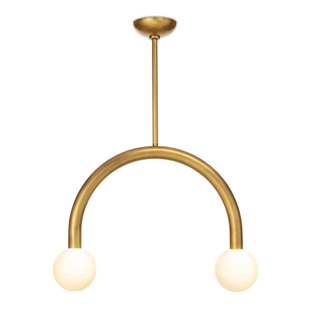 Regina Andrew Canada - LED Pendant - Happy - Natural Brass- Union Lighting Luminaires Decor