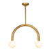 Regina Andrew Canada - LED Pendant - Happy - Natural Brass- Union Lighting Luminaires Decor