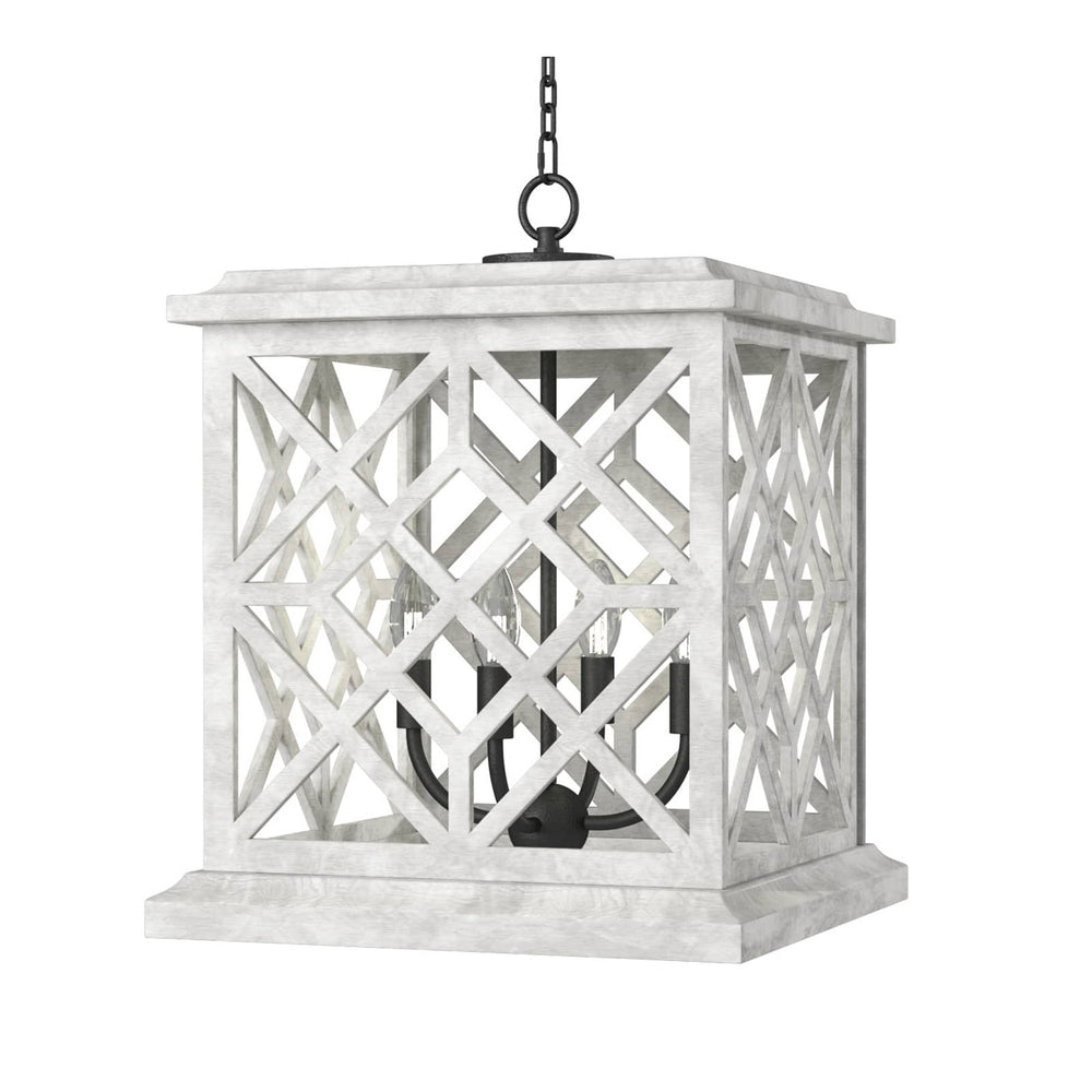 Regina Andrew Canada - Four Light Lantern - Chatham - White- Union Lighting Luminaires Decor