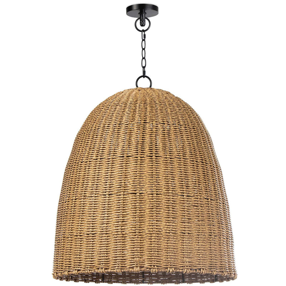 Regina Andrew Canada - One Light Outdoor Pendant - Beehive - Natural- Union Lighting Luminaires Decor