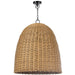 Regina Andrew Canada - One Light Outdoor Pendant - Beehive - Natural- Union Lighting Luminaires Decor
