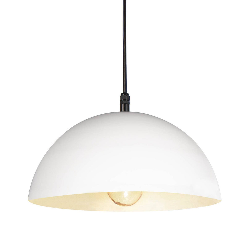 Regina Andrew Canada - One Light Pendant - Peridot - White- Union Lighting Luminaires Decor