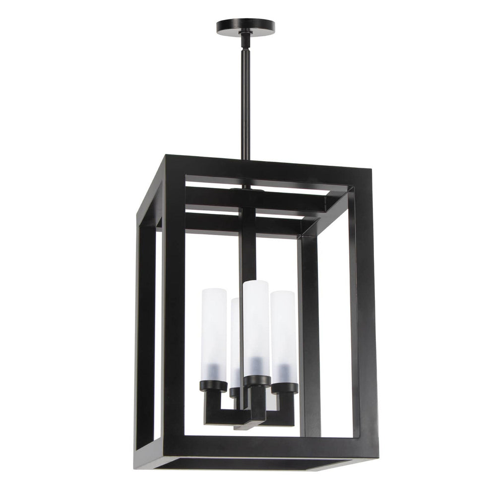 Regina Andrew Canada - Four Light Outdoor Lantern - Montecito - Black- Union Lighting Luminaires Decor