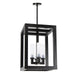 Regina Andrew Canada - Four Light Outdoor Lantern - Montecito - Black- Union Lighting Luminaires Decor