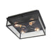 Regina Andrew Canada - Four Light Flush Mount - Sydney - Black- Union Lighting Luminaires Decor