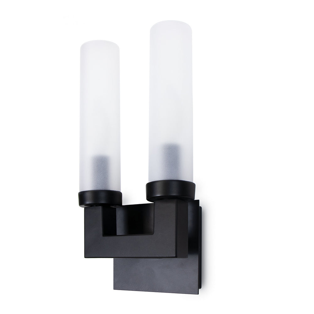 Regina Andrew Canada - Two Light Outdoor Wall Sconce - Montecito - Black- Union Lighting Luminaires Decor