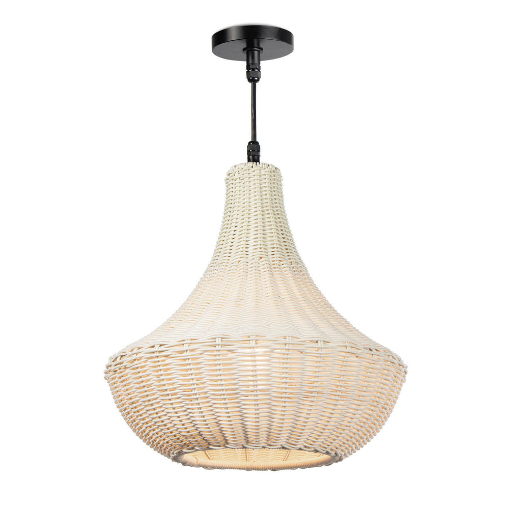 Regina Andrew Canada - One Light Chandelier - Vista - White- Union Lighting Luminaires Decor