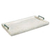 Regina Andrew Canada - Serving Tray - White - Polished Nickel- Union Lighting Luminaires Decor
