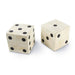 Regina Andrew Canada - Oversized Bone Gaming Dice Pair - Oversized - Natural- Union Lighting Luminaires Decor