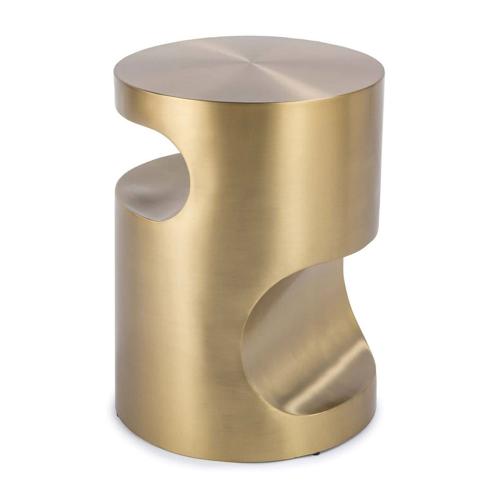 Regina Andrew Canada - Side Table - Nathan - Brass- Union Lighting Luminaires Decor