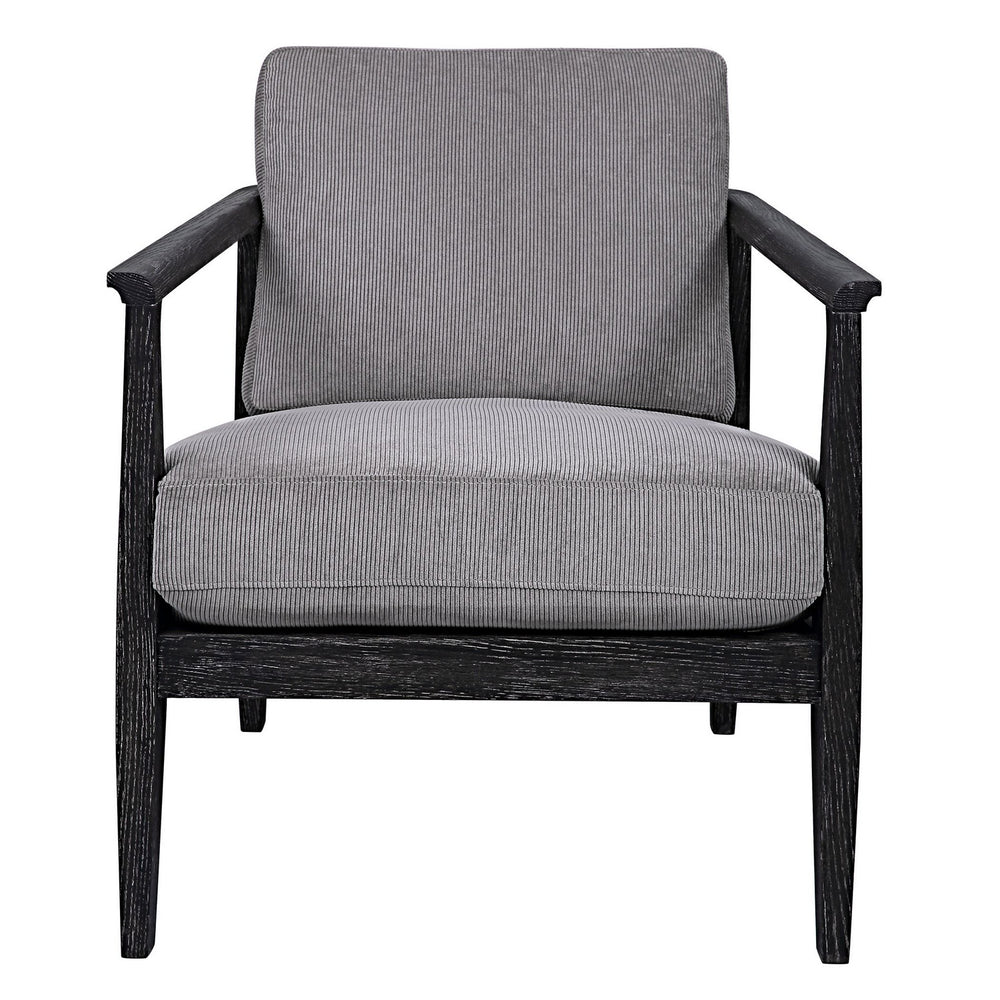 Uttermost - Accent Chair - Brunei - Dark Ebony- Union Lighting Luminaires Decor