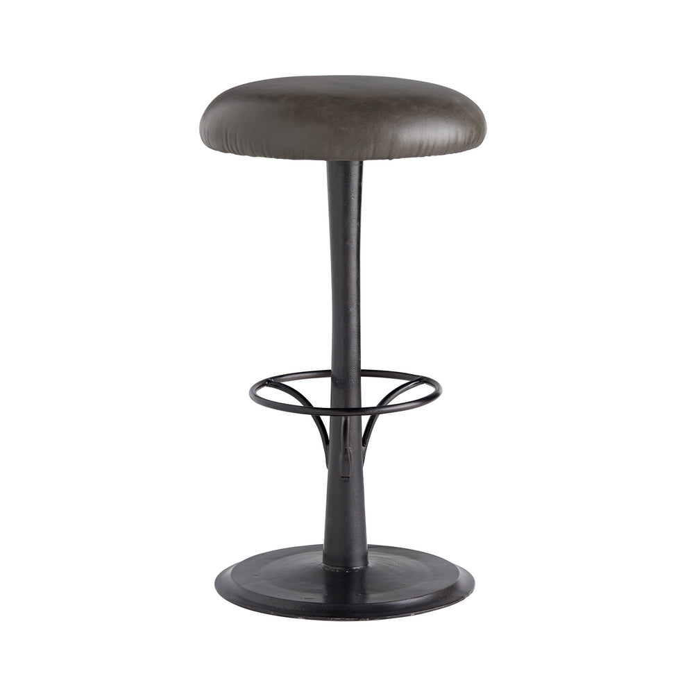 Arteriors - Bar Stool - Holden - Graphite- Union Lighting Luminaires Decor
