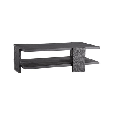 Arteriors - Cocktail Table - Aiden - Handcarved Soft Black Waxed- Union Lighting Luminaires Decor