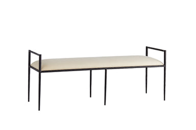 Arteriors - Bench - Barbana - White- Union Lighting Luminaires Decor