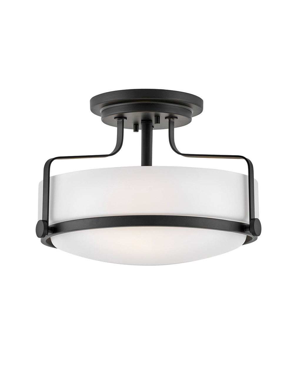 Hinkley Canada - LED Semi-Flush Mount - Harper - Black- Union Lighting Luminaires Decor