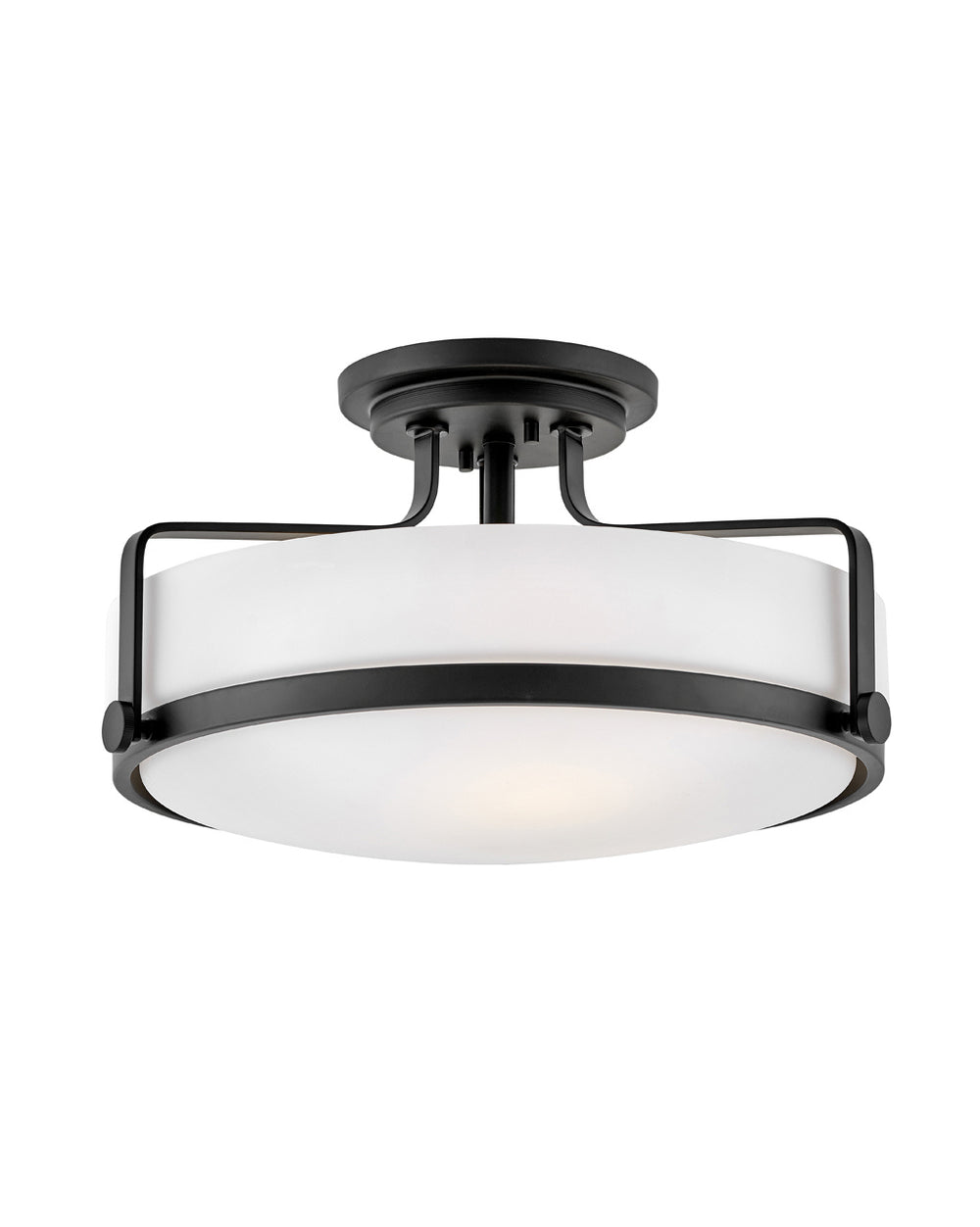 Hinkley Canada - LED Semi-Flush Mount - Harper - Black- Union Lighting Luminaires Decor