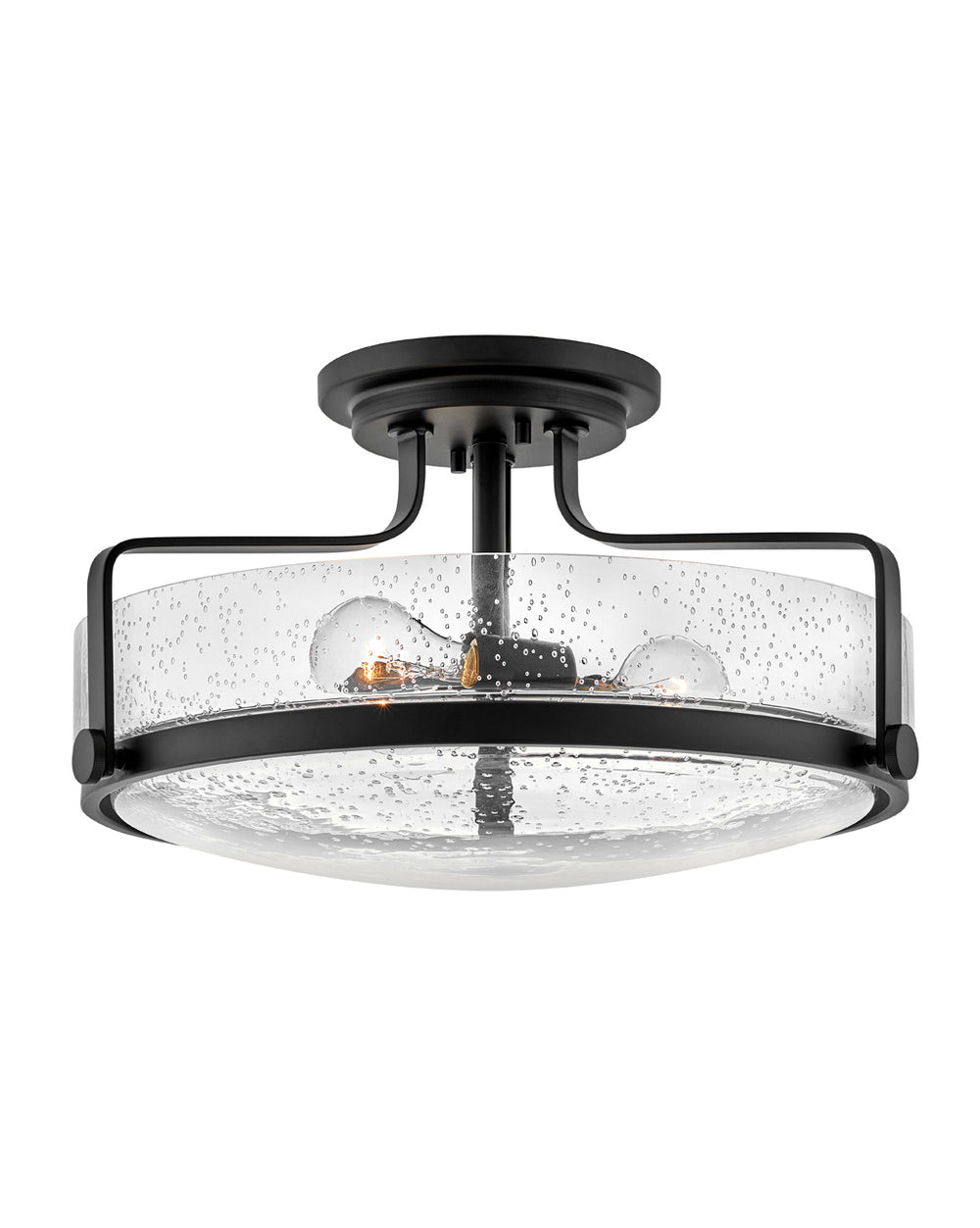 Hinkley Canada - LED Semi-Flush Mount - Harper - Black- Union Lighting Luminaires Decor