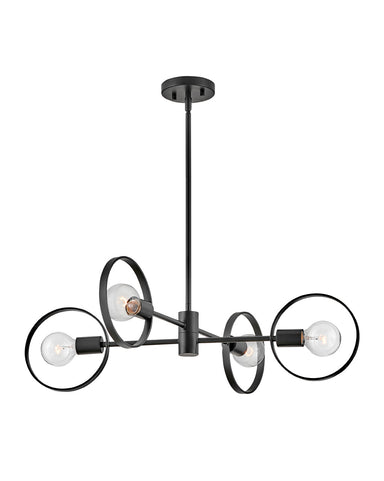 Hinkley Canada - LED Foyer Pendant - Desi - Black- Union Lighting Luminaires Decor