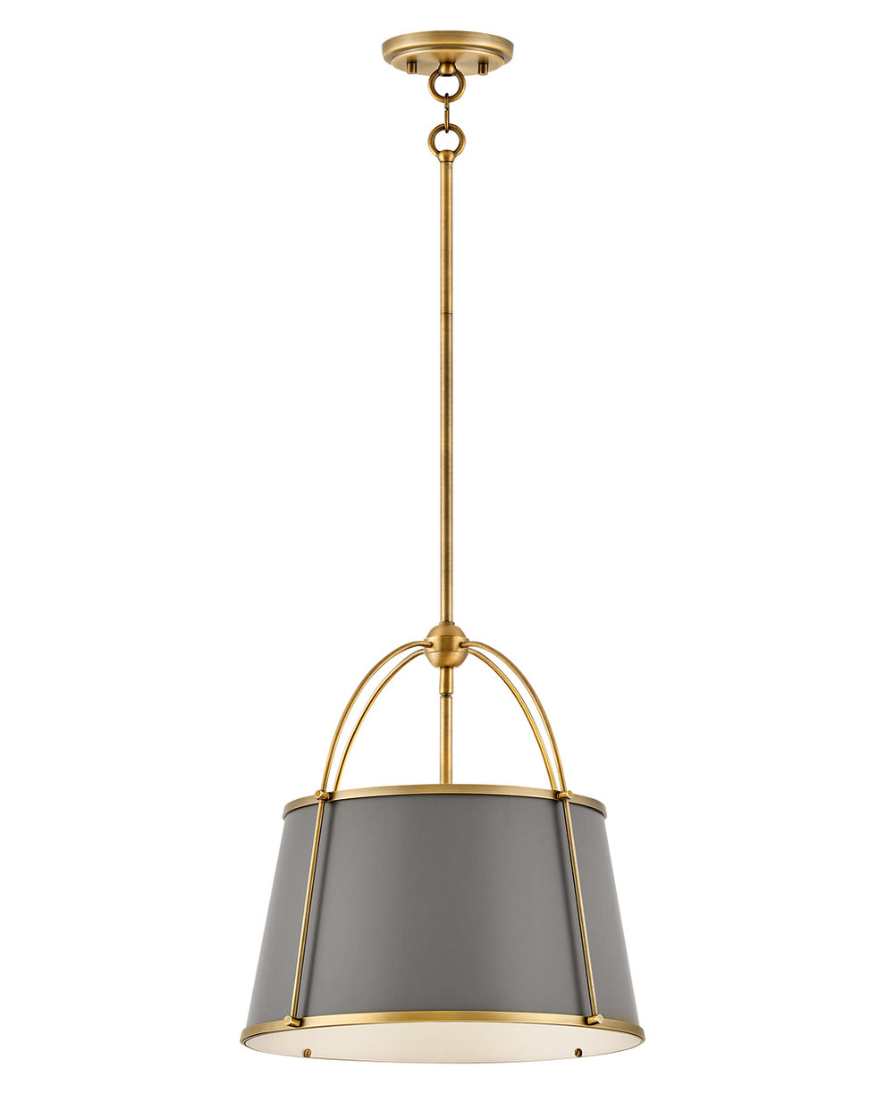 Hinkley Canada - LED Pendant - Clarke - Lacquered Dark Brass- Union Lighting Luminaires Decor