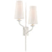 Visual Comfort Signature Canada - Two Light Wall Sconce - Iberia - Plaster White- Union Lighting Luminaires Decor