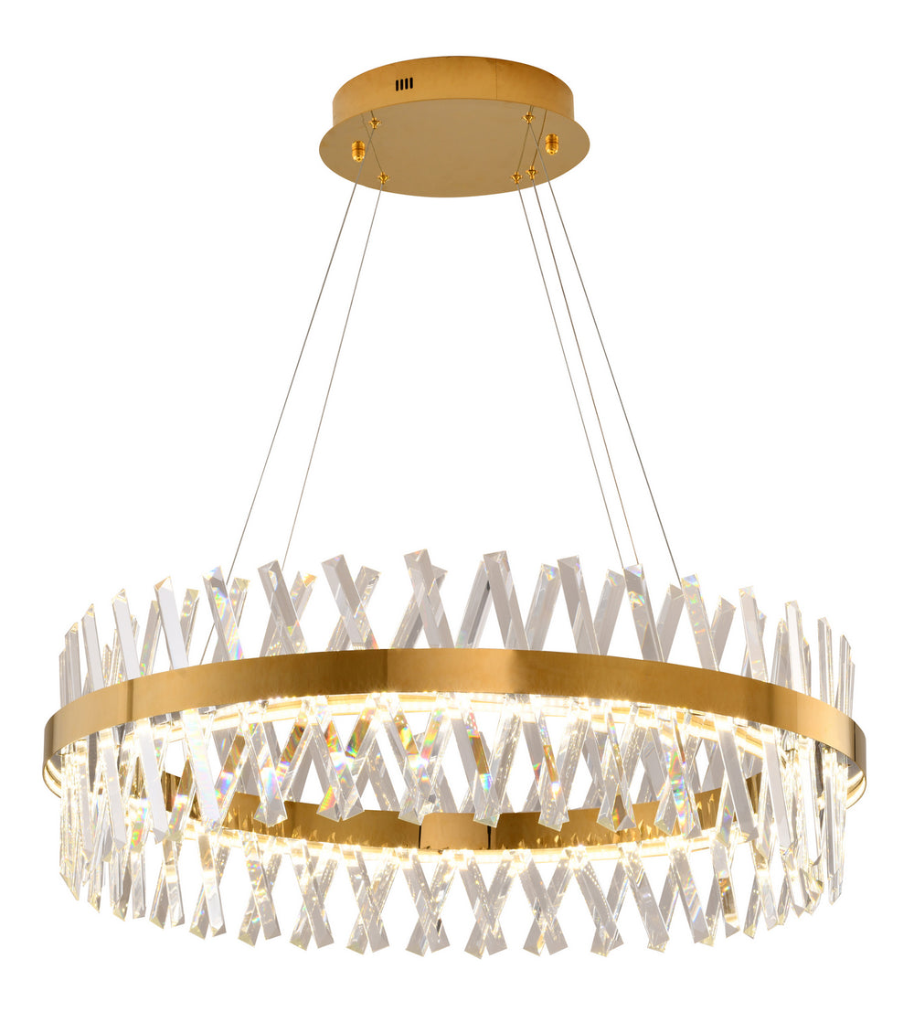 Bethel International Canada - LED Chandelier - Gold- Union Lighting Luminaires Decor