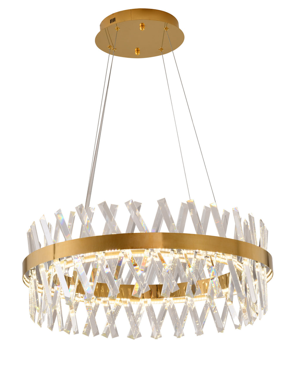 Bethel International Canada - LED Chandelier - Gold- Union Lighting Luminaires Decor