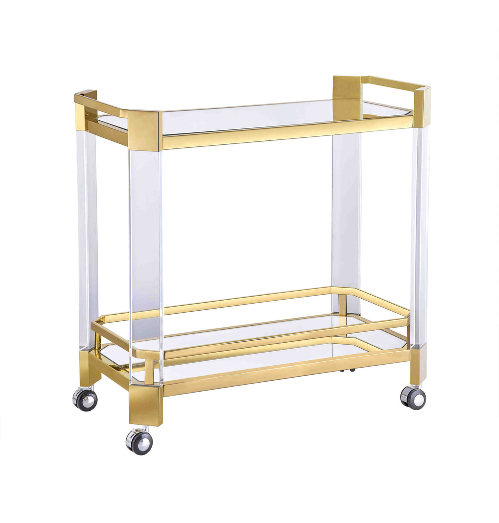 Bethel International Canada - Bar Cart - Gold- Union Lighting Luminaires Decor