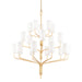 Troy Lighting Canada - 20 Light Chandelier - Juniper - Gold Leaf- Union Lighting Luminaires Decor