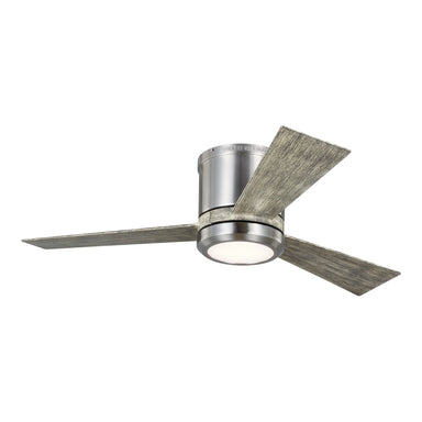 Generation Lighting Canada - 42" Ceiling Fan - Clarity - Brushed Steel- Union Lighting Luminaires Decor