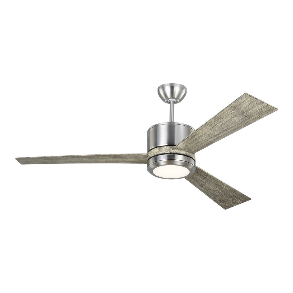 Generation Lighting Canada - 52" Ceiling Fan - Vision - Brushed Steel- Union Lighting Luminaires Decor