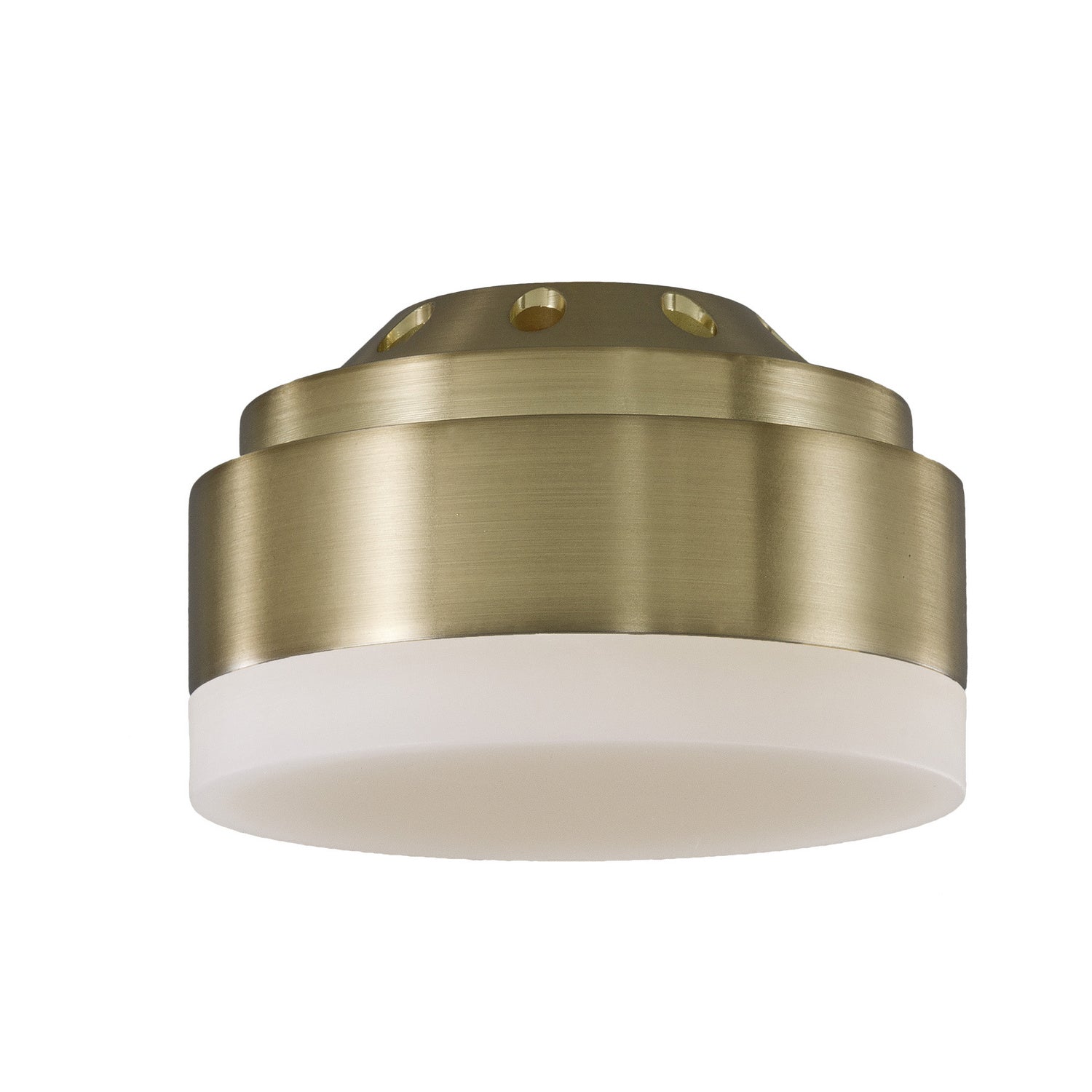 Visual Comfort Fan Canada - LED Fan Light Kit - Aspen 56 - Burnished Brass- Union Lighting Luminaires Decor
