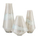 Currey and Company - Vase Set of 3 - Floating Cloud - Light Gray/White- Union Lighting Luminaires Decor