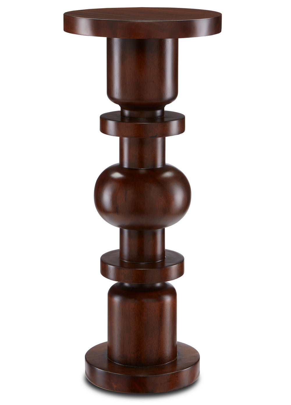 Currey and Company - Drinks Table - Sasha - Dark Walnut- Union Lighting Luminaires Decor