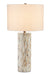 Currey and Company - One Light Table Lamp - Aquila Collection - Natural Bone/Antique Brass- Union Lighting Luminaires Decor