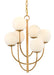 Currey and Company - Six Light Chandelier - Sunnylands - Brass- Union Lighting Luminaires Decor