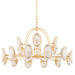 Hudson Valley Canada - 18 Light Chandelier - Danes - Vintage Gold Leaf- Union Lighting Luminaires Decor