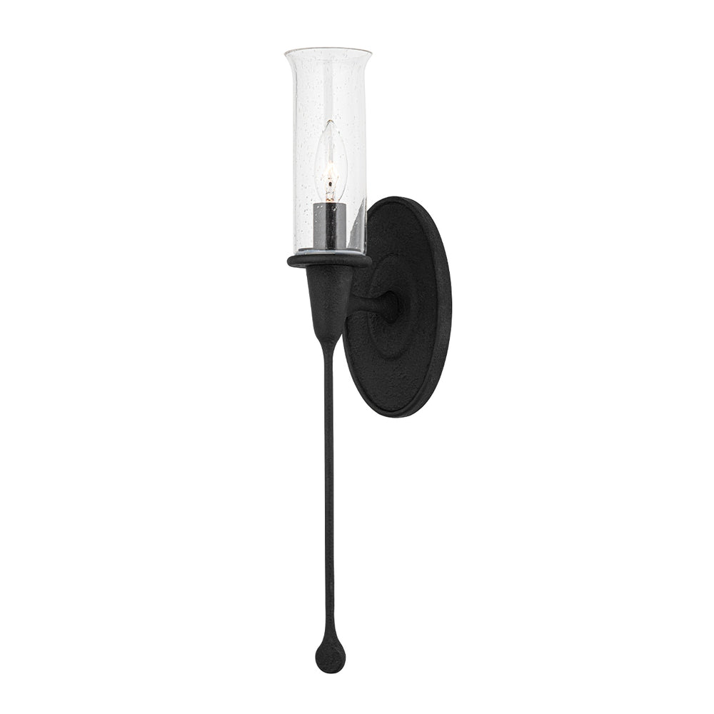 Hudson Valley Canada - One Light Wall Sconce - Chisel - Black Iron- Union Lighting Luminaires Decor