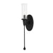 Hudson Valley Canada - One Light Wall Sconce - Chisel - Black Iron- Union Lighting Luminaires Decor