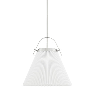 Hudson Valley Canada - One Light Pendant - Aldridge - Polished Nickel- Union Lighting Luminaires Decor