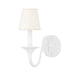 Hudson Valley Canada - One Light Wall Sconce - Windsor - White Plaster- Union Lighting Luminaires Decor