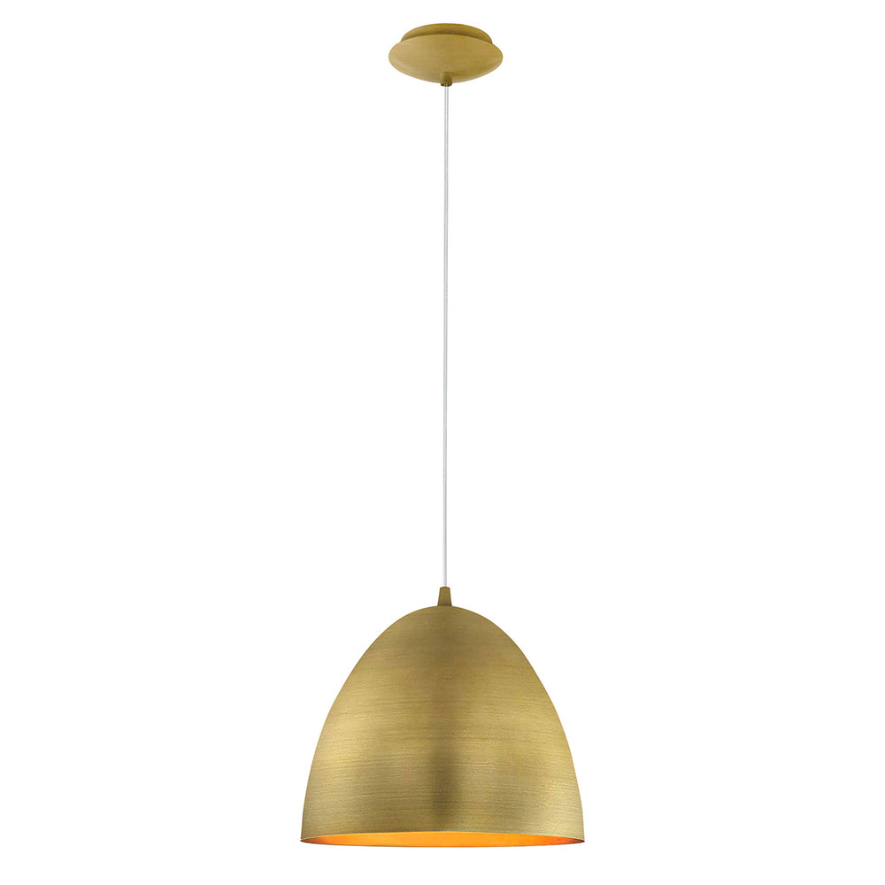 Eglo Canada - One Light Pendant - Coretto - Brushed Gold- Union Lighting Luminaires Decor