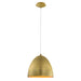 Eglo Canada - One Light Pendant - Coretto - Brushed Gold- Union Lighting Luminaires Decor
