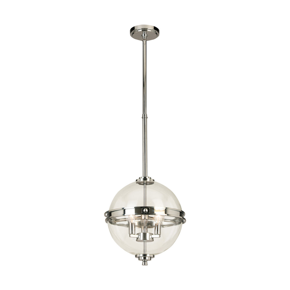 Eglo Canada - Three Light Pendant - Cecillia - Chrome- Union Lighting Luminaires Decor