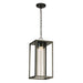 Eglo Canada - LED Outdoor Pendant - Walker Hill - Matte Black- Union Lighting Luminaires Decor